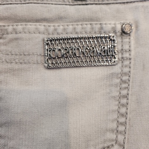 Roberto cavalli grey flared bell bottoms jeans new never worn - Picture 15 of 16